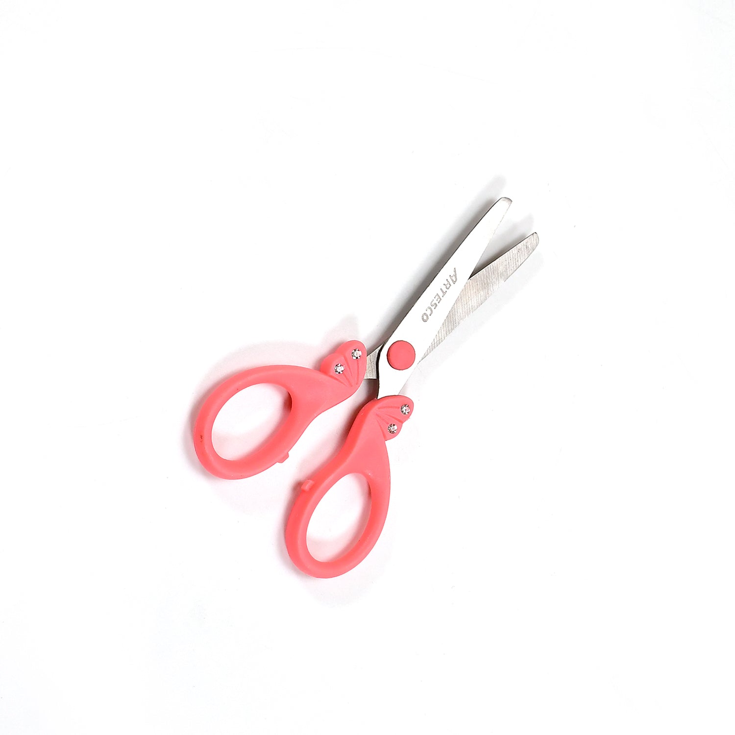 9122 MULTIPURPOSE FANCY SCISSOR | COMFORT GRIP HANDLE AND STAINLESS STEEL BLADES | PAPER, PHOTOS, CRAFTS (1PC) DeoDap 9122 MULTIPURPOSE FANCY SCISSOR | COMFORT GRIP HANDLE AND STAINLESS STEEL BLADES | PAPER, PHOTOS, CRAFTS (1PC) DeoDap